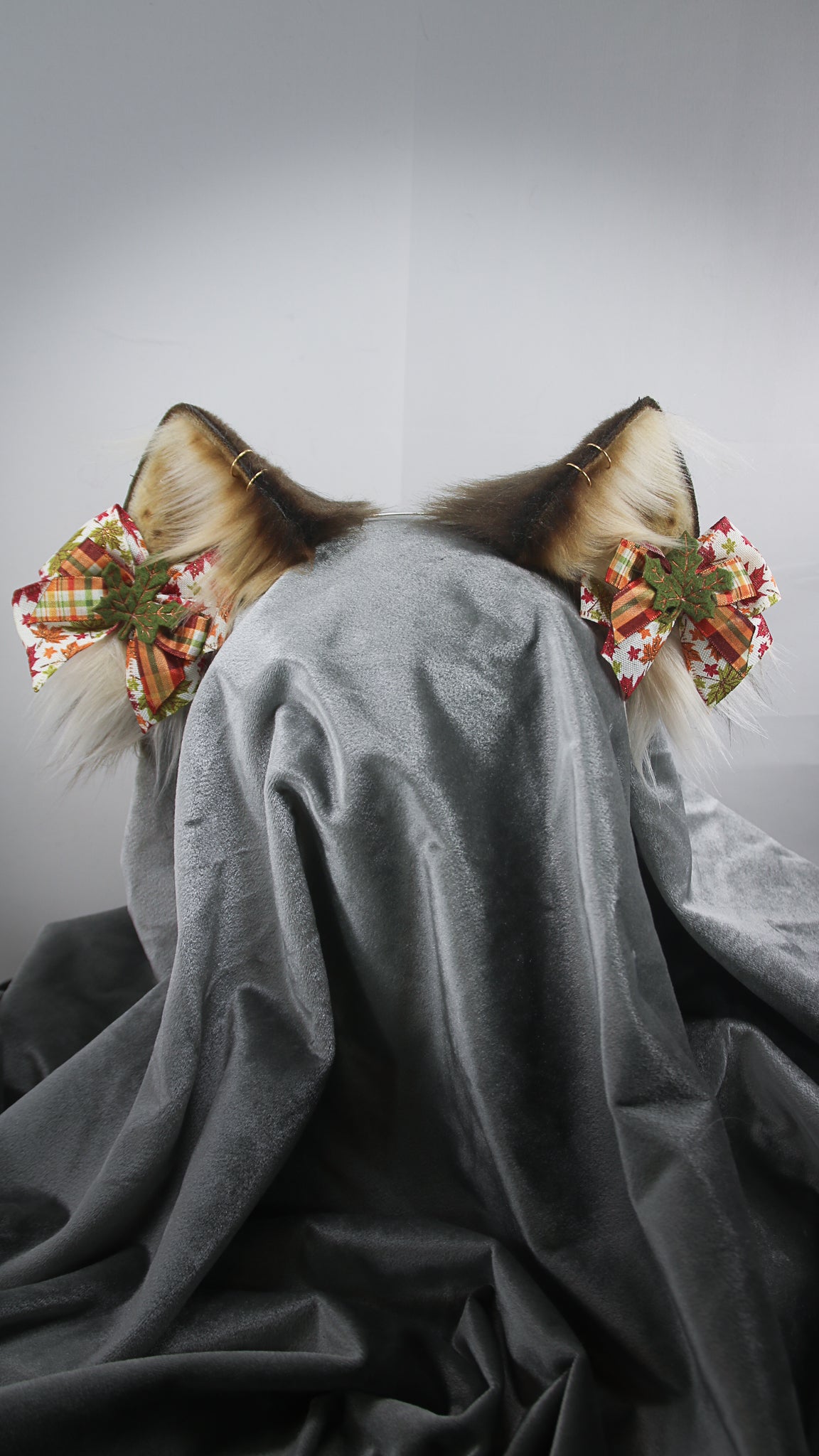 Brown Autumn Themed Cat Ears