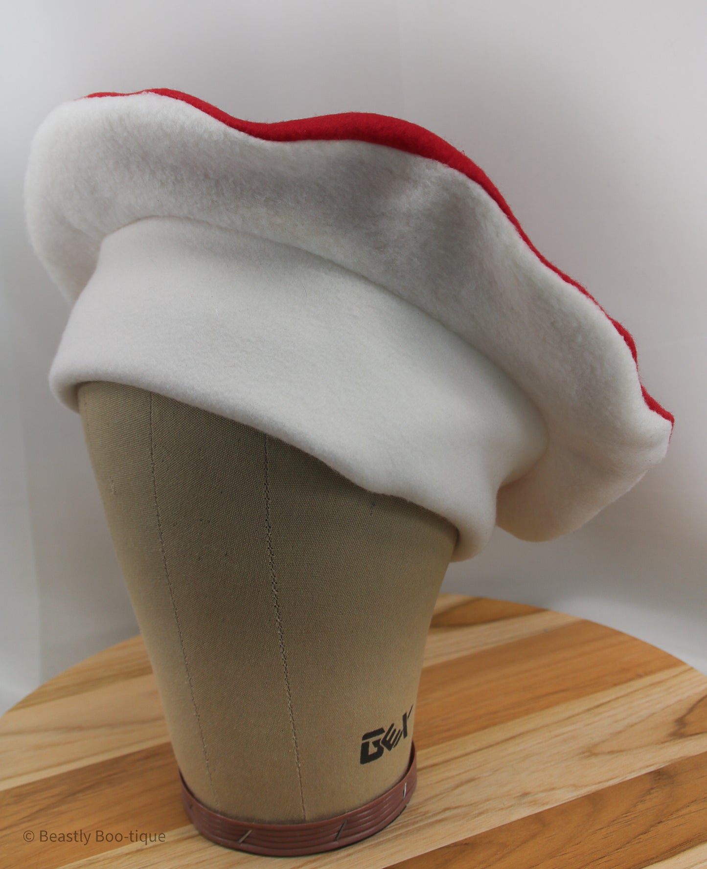 Red Mushroom Cap [No Bow], Mushroom Beret Hat