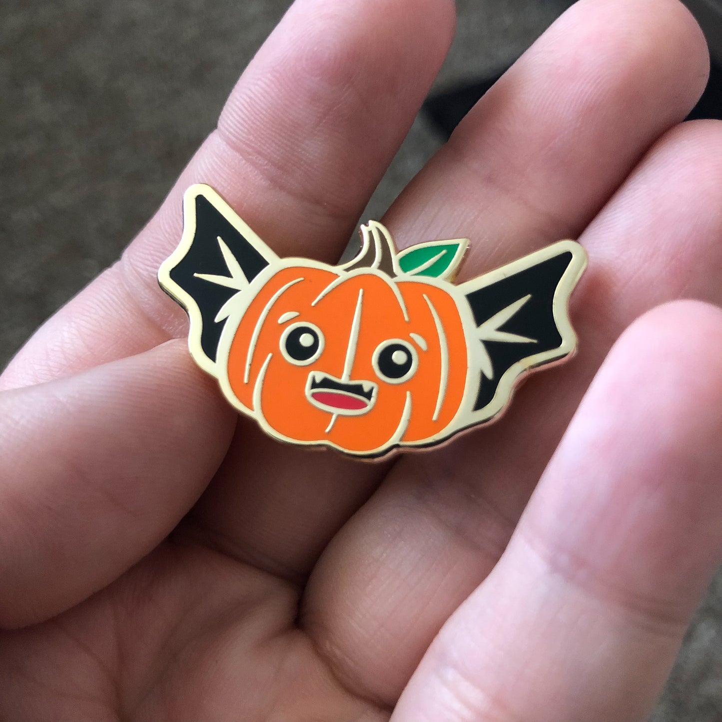 Vampire Pumpkin Hard Enamel Pin