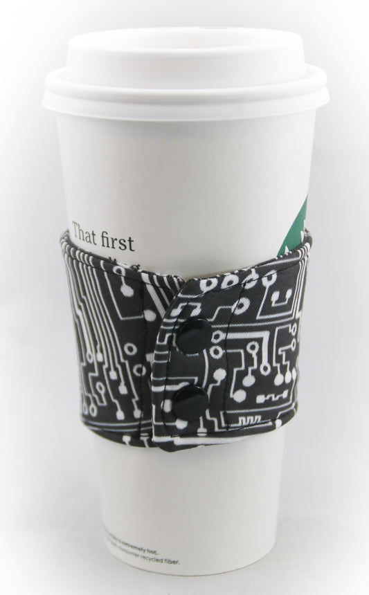 Circuits Coffee Cup Cozy