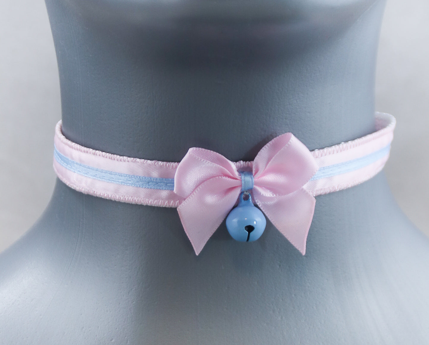 Pastel Accent Skinny Bell Choker - Multiple Colors