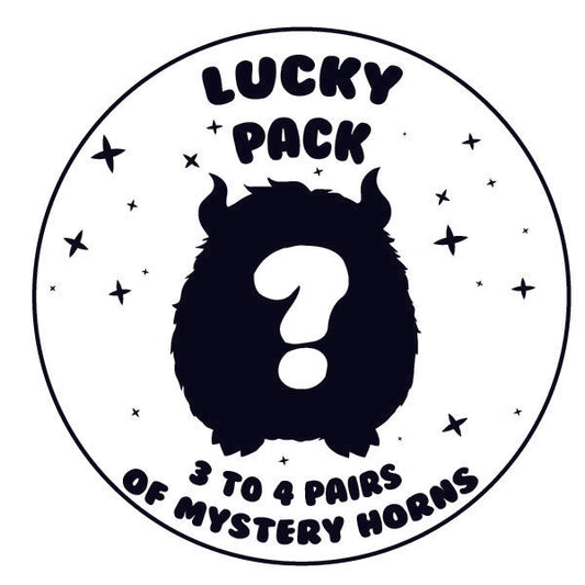 B-Grade Lucky Packs - Cast Resin Costume Horns
